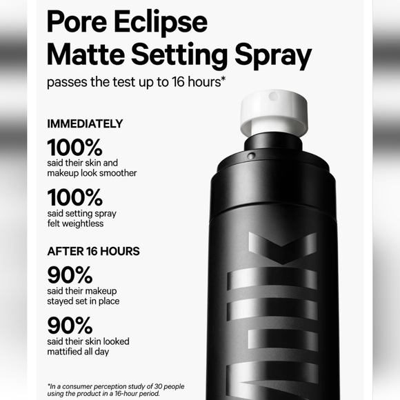 Milk Makeup Pore Eclipse Mattifying + Blurring Setting Spray 2.9oz - Picture 5 of 16